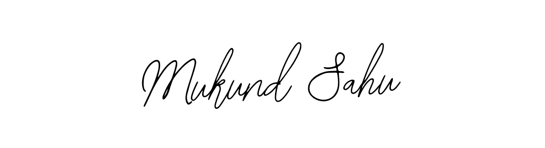 The best way (Bearetta-2O07w) to make a short signature is to pick only two or three words in your name. The name Mukund Sahu include a total of six letters. For converting this name. Mukund Sahu signature style 12 images and pictures png