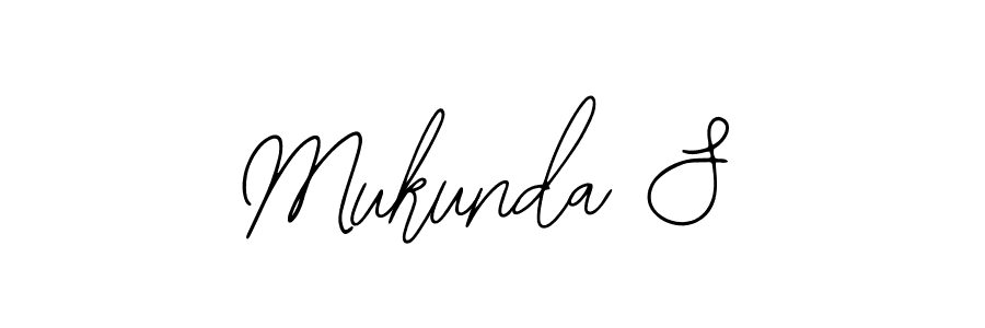 Make a beautiful signature design for name Mukunda S. Use this online signature maker to create a handwritten signature for free. Mukunda S signature style 12 images and pictures png