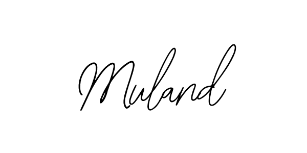 Muland stylish signature style. Best Handwritten Sign (Bearetta-2O07w) for my name. Handwritten Signature Collection Ideas for my name Muland. Muland signature style 12 images and pictures png