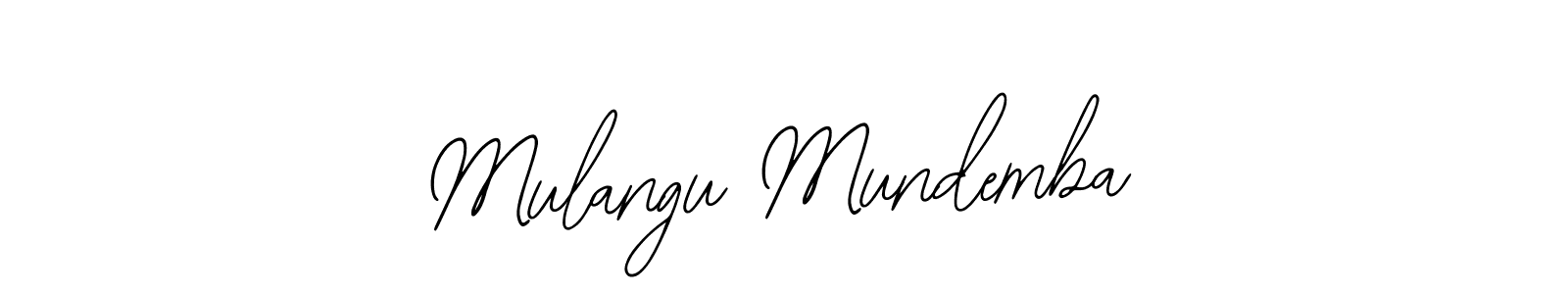 Also we have Mulangu Mundemba name is the best signature style. Create professional handwritten signature collection using Bearetta-2O07w autograph style. Mulangu Mundemba signature style 12 images and pictures png