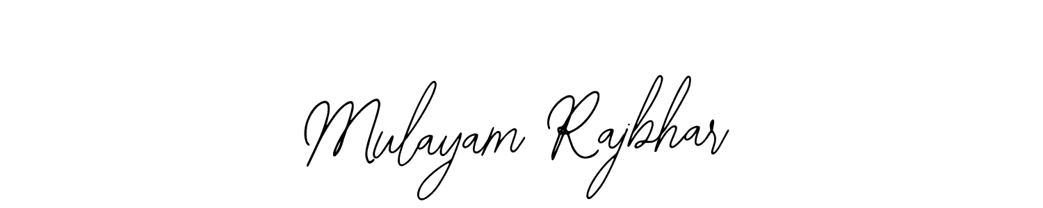 Similarly Bearetta-2O07w is the best handwritten signature design. Signature creator online .You can use it as an online autograph creator for name Mulayam Rajbhar. Mulayam Rajbhar signature style 12 images and pictures png