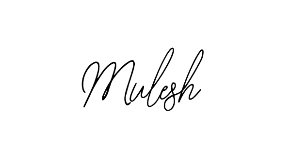 How to make Mulesh name signature. Use Bearetta-2O07w style for creating short signs online. This is the latest handwritten sign. Mulesh signature style 12 images and pictures png