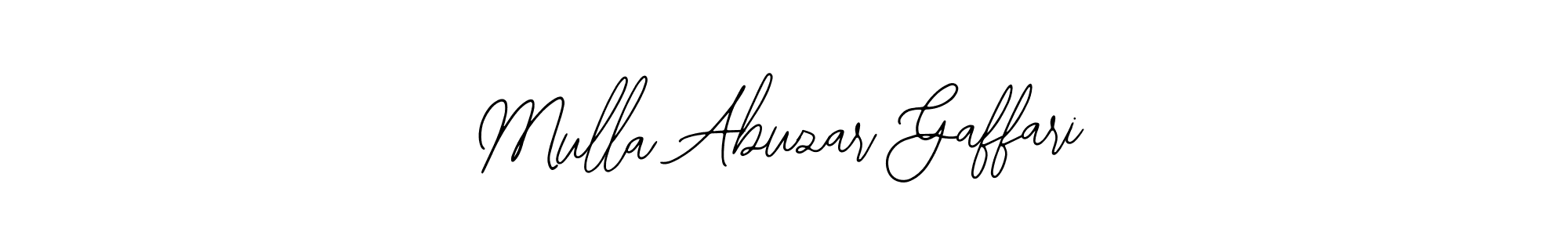 Also we have Mulla Abuzar Gaffari name is the best signature style. Create professional handwritten signature collection using Bearetta-2O07w autograph style. Mulla Abuzar Gaffari signature style 12 images and pictures png