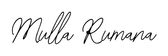 Get inspired by this graceful Bearetta-2O07w signature style for name Mulla Rumana. Smooth loops and balanced proportions for everyday use. Mulla Rumana signature style 12 images and pictures png