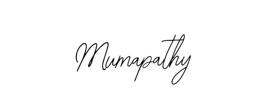 How to make Mumapathy signature? Bearetta-2O07w is a professional autograph style. Create handwritten signature for Mumapathy name. Mumapathy signature style 12 images and pictures png