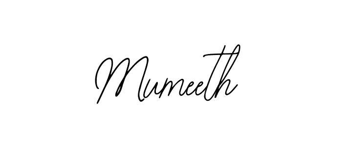 Use a signature maker to create a handwritten signature online. With this signature software, you can design (Bearetta-2O07w) your own signature for name Mumeeth. Mumeeth signature style 12 images and pictures png