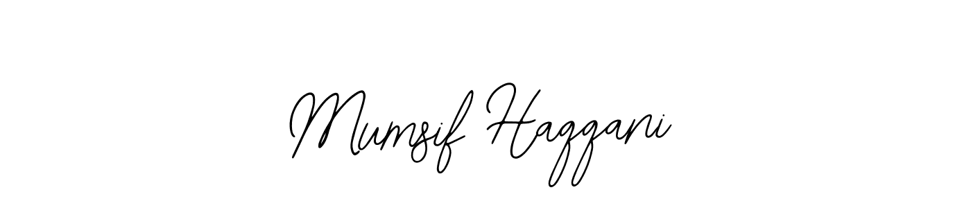 Design your own signature with our free online signature maker. With this signature software, you can create a handwritten (Bearetta-2O07w) signature for name Mumsif Haqqani. Mumsif Haqqani signature style 12 images and pictures png