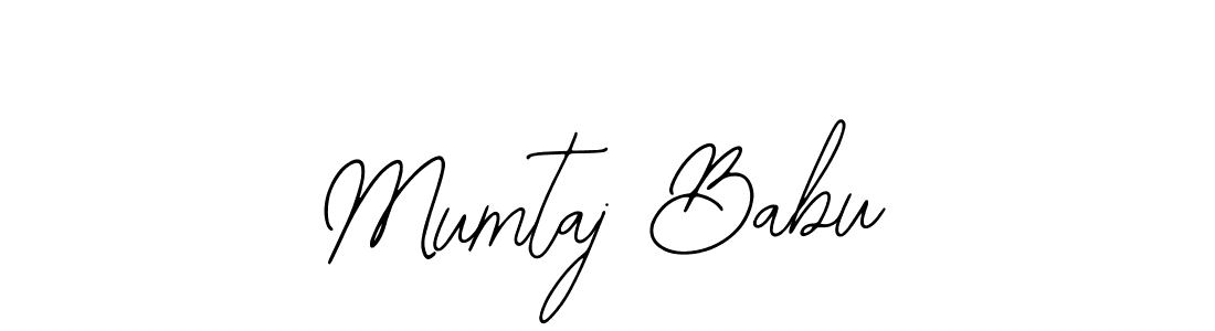 How to make Mumtaj Babu name signature. Use Bearetta-2O07w style for creating short signs online. This is the latest handwritten sign. Mumtaj Babu signature style 12 images and pictures png