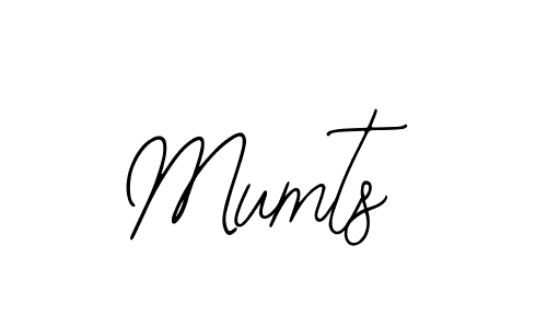 Design your own signature with our free online signature maker. With this signature software, you can create a handwritten (Bearetta-2O07w) signature for name Mumts. Mumts signature style 12 images and pictures png