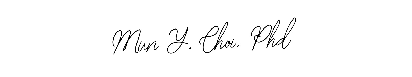 Also we have Mun Y. Choi, Phd name is the best signature style. Create professional handwritten signature collection using Bearetta-2O07w autograph style. Mun Y. Choi, Phd signature style 12 images and pictures png