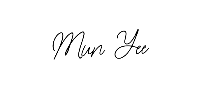 The best way (Bearetta-2O07w) to make a short signature is to pick only two or three words in your name. The name Mun Yee include a total of six letters. For converting this name. Mun Yee signature style 12 images and pictures png