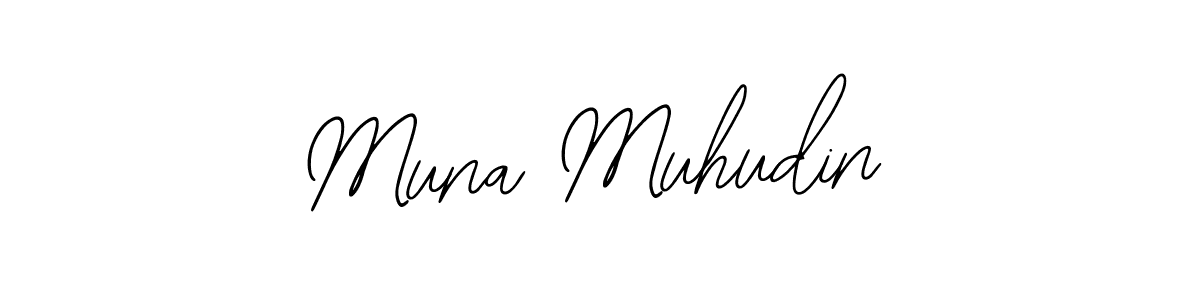 Use a signature maker to create a handwritten signature online. With this signature software, you can design (Bearetta-2O07w) your own signature for name Muna Muhudin. Muna Muhudin signature style 12 images and pictures png