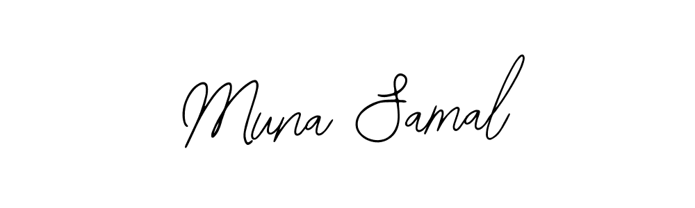 Best and Professional Signature Style for Muna Samal. Bearetta-2O07w Best Signature Style Collection. Muna Samal signature style 12 images and pictures png