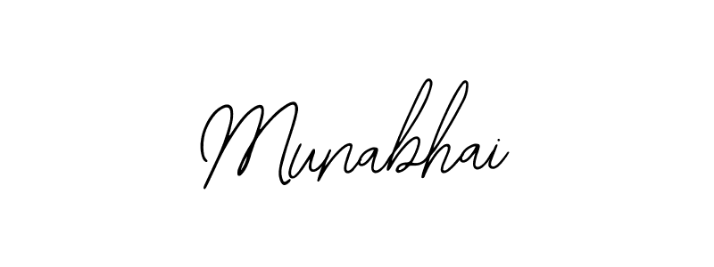 Make a beautiful signature design for name Munabhai. With this signature (Bearetta-2O07w) style, you can create a handwritten signature for free. Munabhai signature style 12 images and pictures png