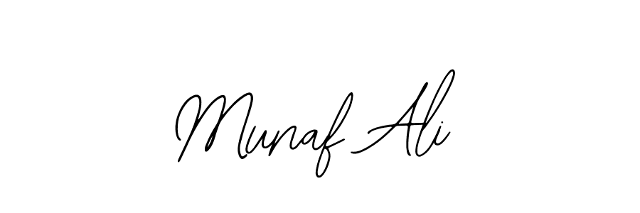 Munaf Ali stylish signature style. Best Handwritten Sign (Bearetta-2O07w) for my name. Handwritten Signature Collection Ideas for my name Munaf Ali. Munaf Ali signature style 12 images and pictures png