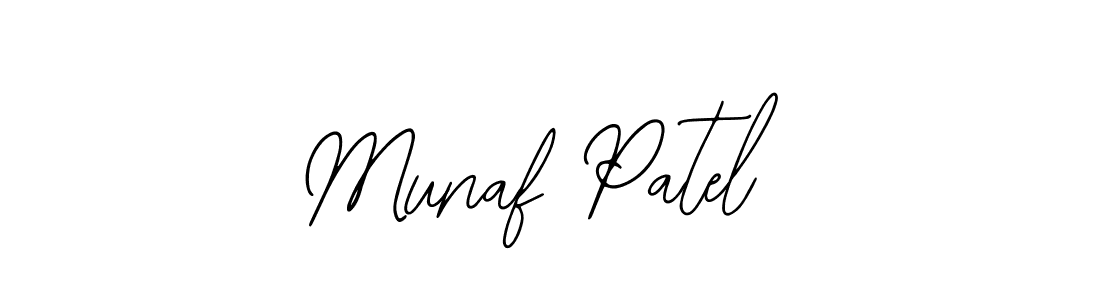 Similarly Bearetta-2O07w is the best handwritten signature design. Signature creator online .You can use it as an online autograph creator for name Munaf Patel. Munaf Patel signature style 12 images and pictures png