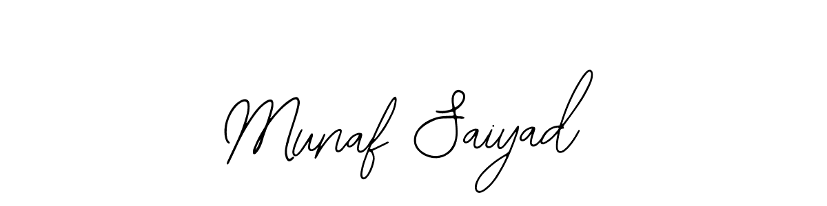 Create a beautiful signature design for name Munaf Saiyad. With this signature (Bearetta-2O07w) fonts, you can make a handwritten signature for free. Munaf Saiyad signature style 12 images and pictures png