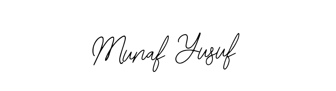 This is the best signature style for the Munaf Yusuf name. Also you like these signature font (Bearetta-2O07w). Mix name signature. Munaf Yusuf signature style 12 images and pictures png