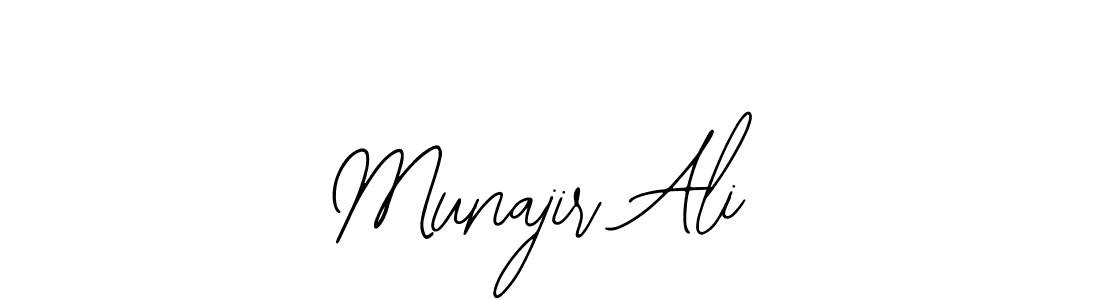 Create a beautiful signature design for name Munajir Ali. With this signature (Bearetta-2O07w) fonts, you can make a handwritten signature for free. Munajir Ali signature style 12 images and pictures png