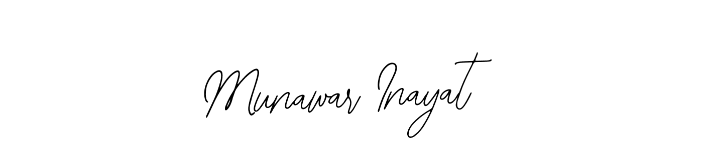 Munawar Inayat stylish signature style. Best Handwritten Sign (Bearetta-2O07w) for my name. Handwritten Signature Collection Ideas for my name Munawar Inayat. Munawar Inayat signature style 12 images and pictures png