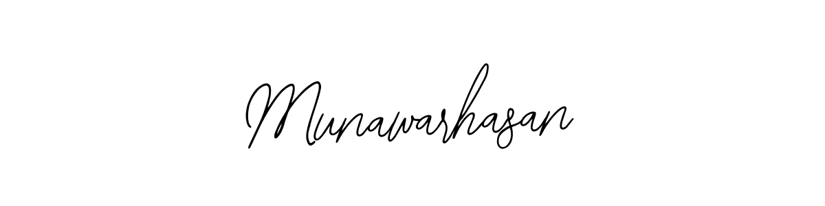 How to make Munawarhasan signature? Bearetta-2O07w is a professional autograph style. Create handwritten signature for Munawarhasan name. Munawarhasan signature style 12 images and pictures png