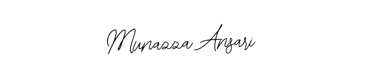 Design your own signature with our free online signature maker. With this signature software, you can create a handwritten (Bearetta-2O07w) signature for name Munazza Ansari. Munazza Ansari signature style 12 images and pictures png