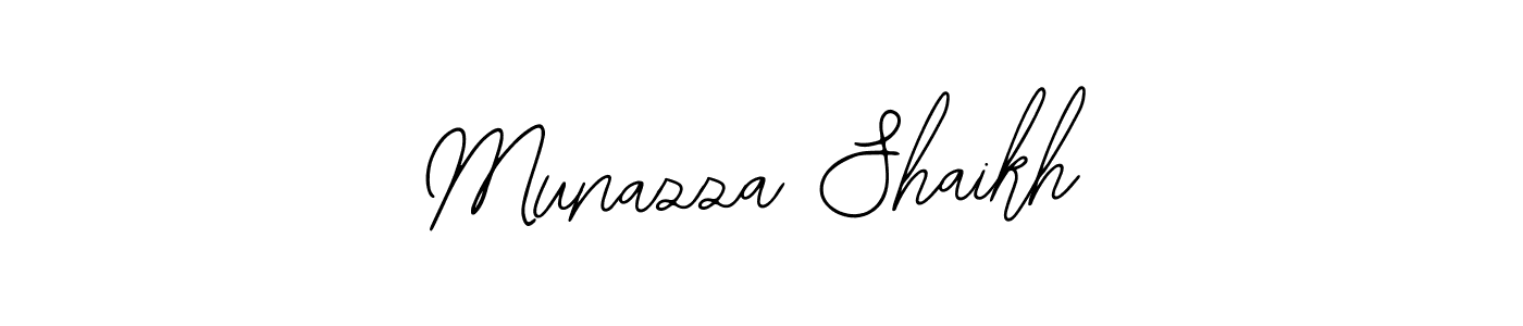 How to Draw Munazza Shaikh signature style? Bearetta-2O07w is a latest design signature styles for name Munazza Shaikh. Munazza Shaikh signature style 12 images and pictures png
