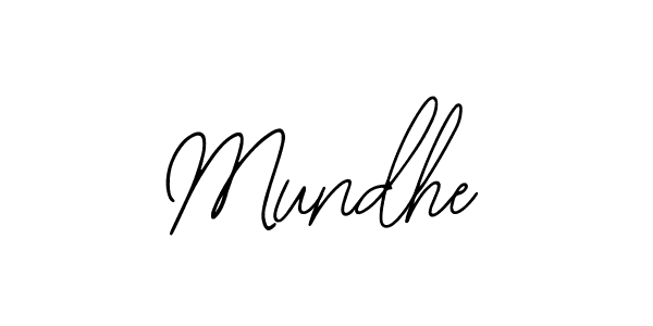 How to Draw Mundhe signature style? Bearetta-2O07w is a latest design signature styles for name Mundhe. Mundhe signature style 12 images and pictures png