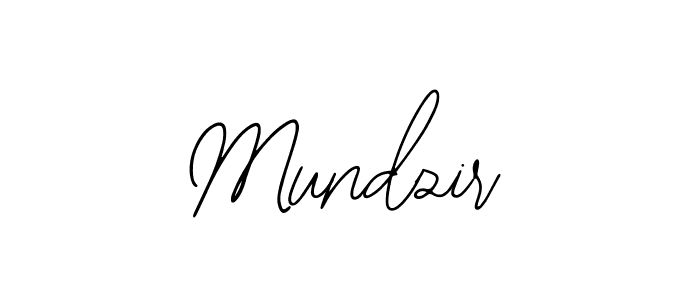 You should practise on your own different ways (Bearetta-2O07w) to write your name (Mundzir) in signature. don't let someone else do it for you. Mundzir signature style 12 images and pictures png