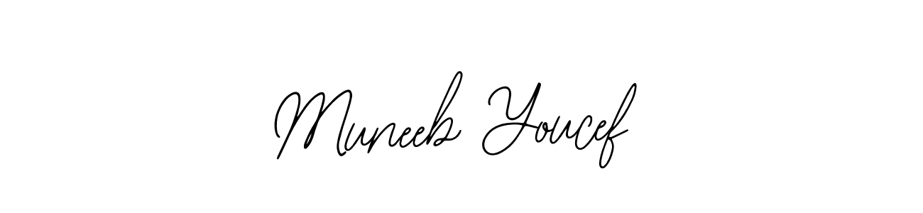 How to make Muneeb Youcef signature? Bearetta-2O07w is a professional autograph style. Create handwritten signature for Muneeb Youcef name. Muneeb Youcef signature style 12 images and pictures png