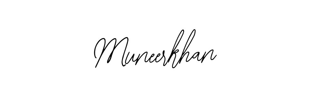 How to make Muneerkhan signature? Bearetta-2O07w is a professional autograph style. Create handwritten signature for Muneerkhan name. Muneerkhan signature style 12 images and pictures png