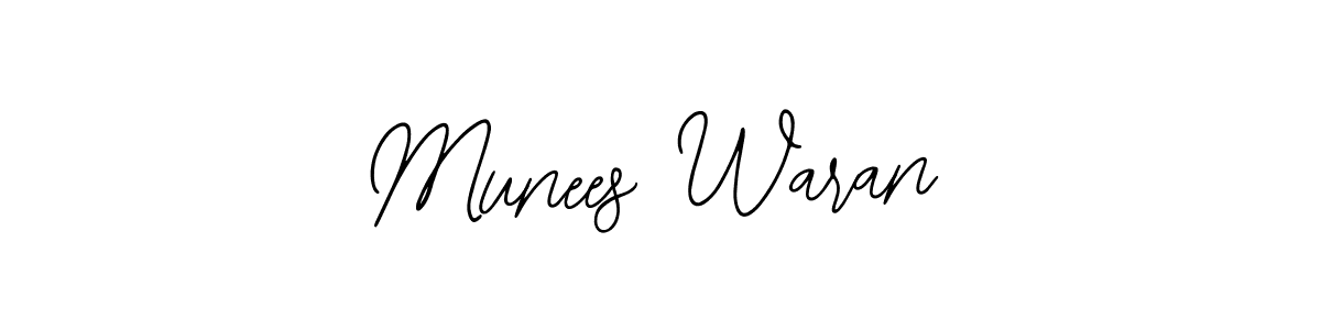 Make a beautiful signature design for name Munees Waran. Use this online signature maker to create a handwritten signature for free. Munees Waran signature style 12 images and pictures png