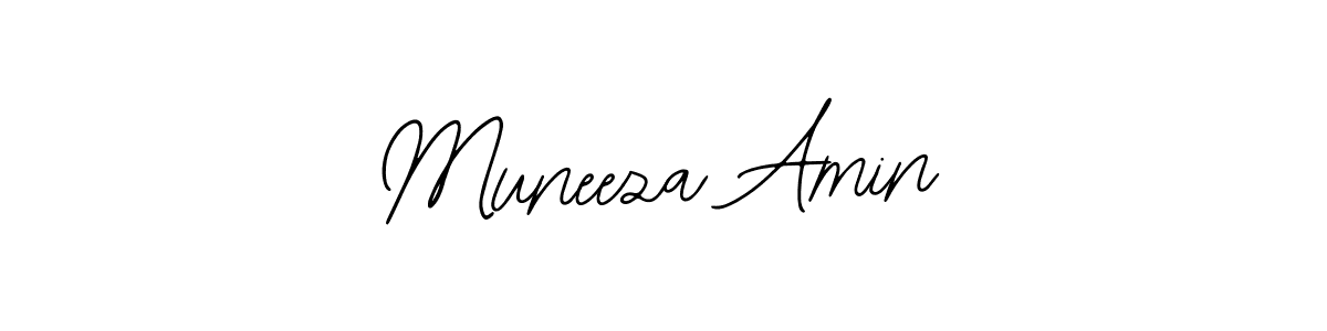 How to make Muneeza Amin signature? Bearetta-2O07w is a professional autograph style. Create handwritten signature for Muneeza Amin name. Muneeza Amin signature style 12 images and pictures png