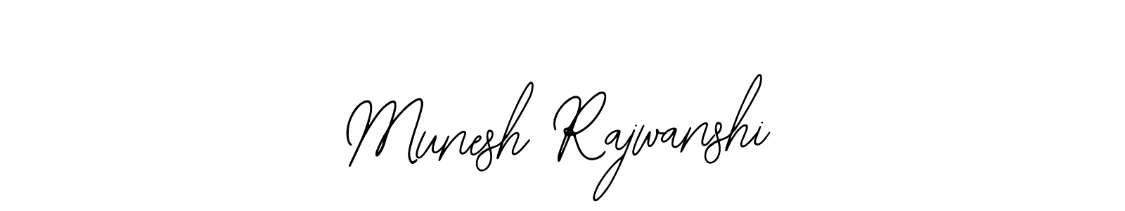 Use a signature maker to create a handwritten signature online. With this signature software, you can design (Bearetta-2O07w) your own signature for name Munesh Rajwanshi. Munesh Rajwanshi signature style 12 images and pictures png