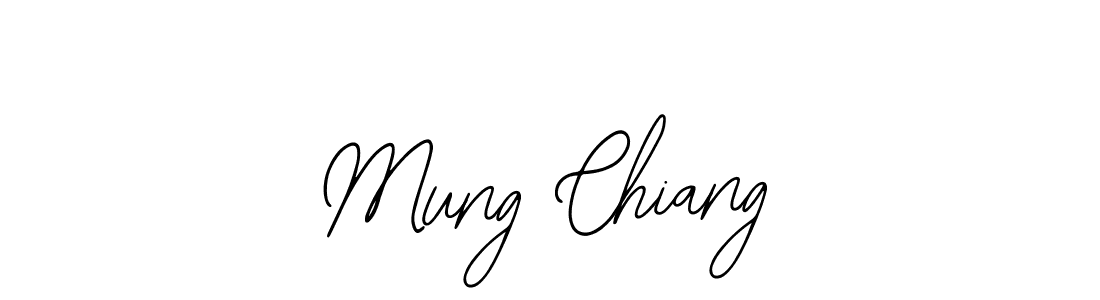 How to Draw Mung Chiang signature style? Bearetta-2O07w is a latest design signature styles for name Mung Chiang. Mung Chiang signature style 12 images and pictures png