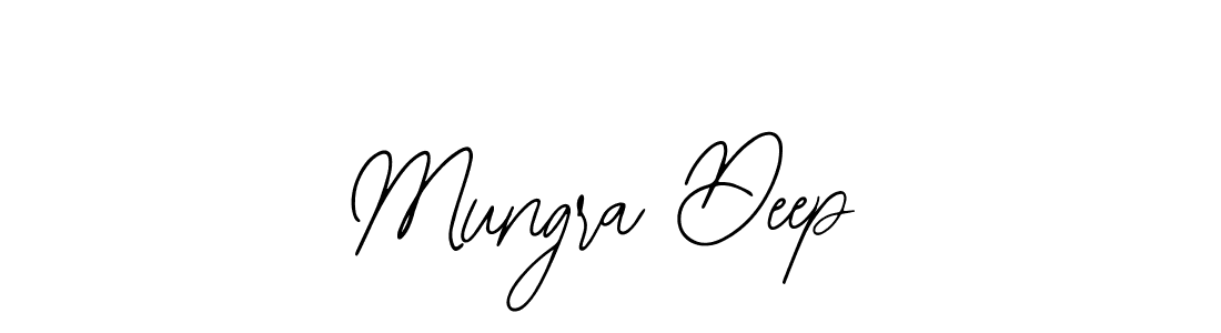 Design your own signature with our free online signature maker. With this signature software, you can create a handwritten (Bearetta-2O07w) signature for name Mungra Deep. Mungra Deep signature style 12 images and pictures png