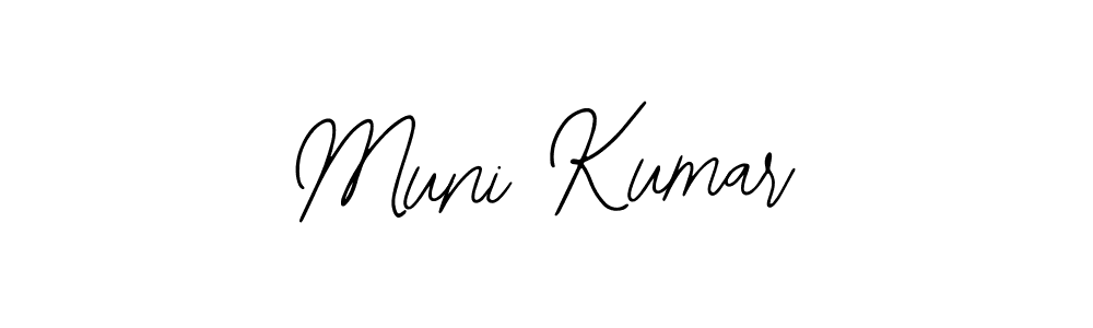 The best way (Bearetta-2O07w) to make a short signature is to pick only two or three words in your name. The name Muni Kumar include a total of six letters. For converting this name. Muni Kumar signature style 12 images and pictures png