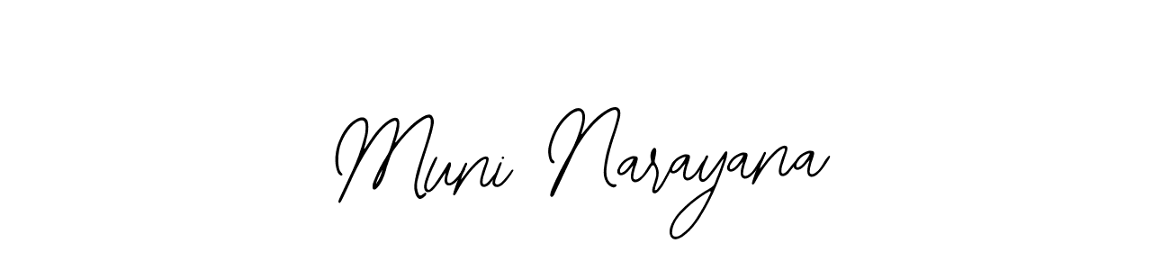 Also we have Muni Narayana name is the best signature style. Create professional handwritten signature collection using Bearetta-2O07w autograph style. Muni Narayana signature style 12 images and pictures png