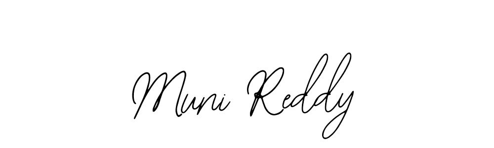 It looks lik you need a new signature style for name Muni Reddy. Design unique handwritten (Bearetta-2O07w) signature with our free signature maker in just a few clicks. Muni Reddy signature style 12 images and pictures png