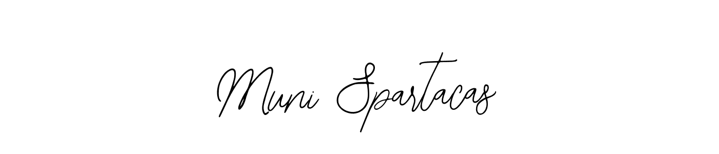 The best way (Bearetta-2O07w) to make a short signature is to pick only two or three words in your name. The name Muni Spartacas include a total of six letters. For converting this name. Muni Spartacas signature style 12 images and pictures png