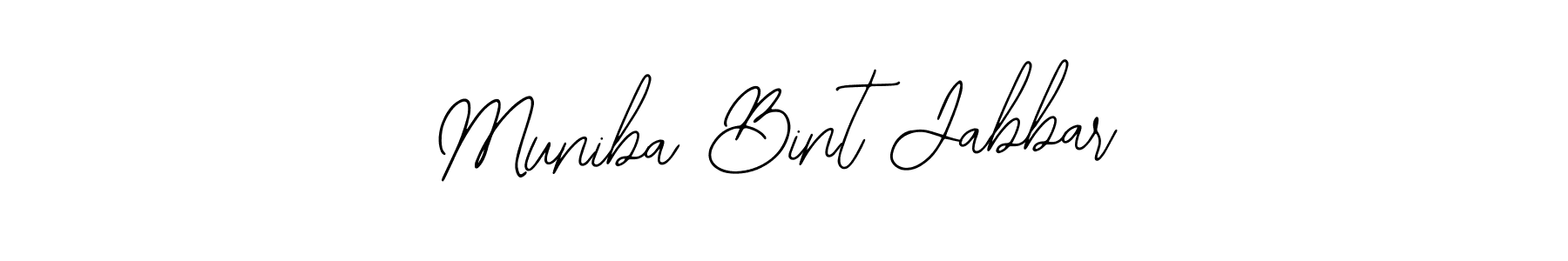 How to make Muniba Bint Jabbar signature? Bearetta-2O07w is a professional autograph style. Create handwritten signature for Muniba Bint Jabbar name. Muniba Bint Jabbar signature style 12 images and pictures png