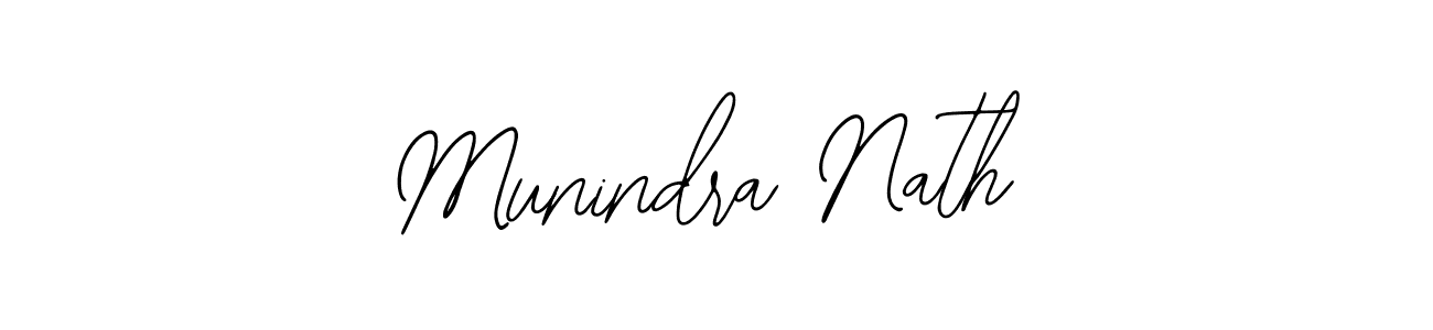 if you are searching for the best signature style for your name Munindra Nath. so please give up your signature search. here we have designed multiple signature styles  using Bearetta-2O07w. Munindra Nath signature style 12 images and pictures png