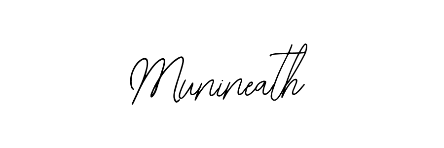 Create a beautiful signature design for name Munineath. With this signature (Bearetta-2O07w) fonts, you can make a handwritten signature for free. Munineath signature style 12 images and pictures png