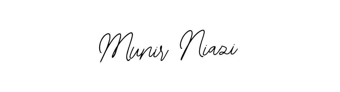 Munir Niazi stylish signature style. Best Handwritten Sign (Bearetta-2O07w) for my name. Handwritten Signature Collection Ideas for my name Munir Niazi. Munir Niazi signature style 12 images and pictures png