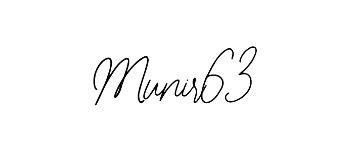 It looks lik you need a new signature style for name Munir63. Design unique handwritten (Bearetta-2O07w) signature with our free signature maker in just a few clicks. Munir63 signature style 12 images and pictures png