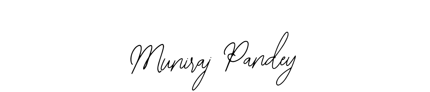 Design your own signature with our free online signature maker. With this signature software, you can create a handwritten (Bearetta-2O07w) signature for name Muniraj Pandey. Muniraj Pandey signature style 12 images and pictures png