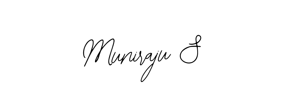 Design your own signature with our free online signature maker. With this signature software, you can create a handwritten (Bearetta-2O07w) signature for name Muniraju S. Muniraju S signature style 12 images and pictures png