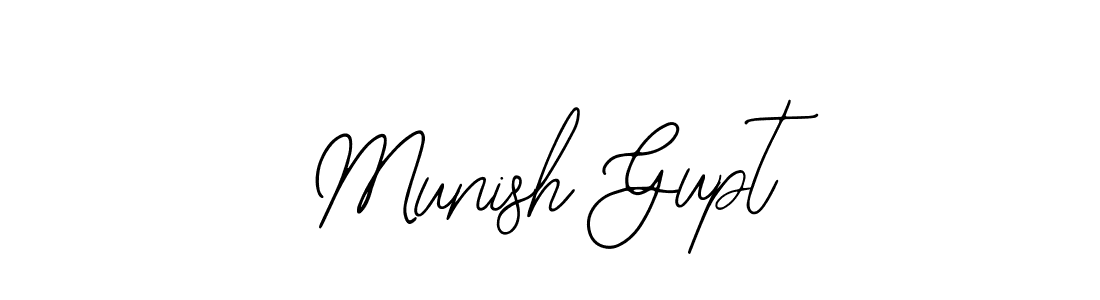 Similarly Bearetta-2O07w is the best handwritten signature design. Signature creator online .You can use it as an online autograph creator for name Munish Gupt. Munish Gupt signature style 12 images and pictures png