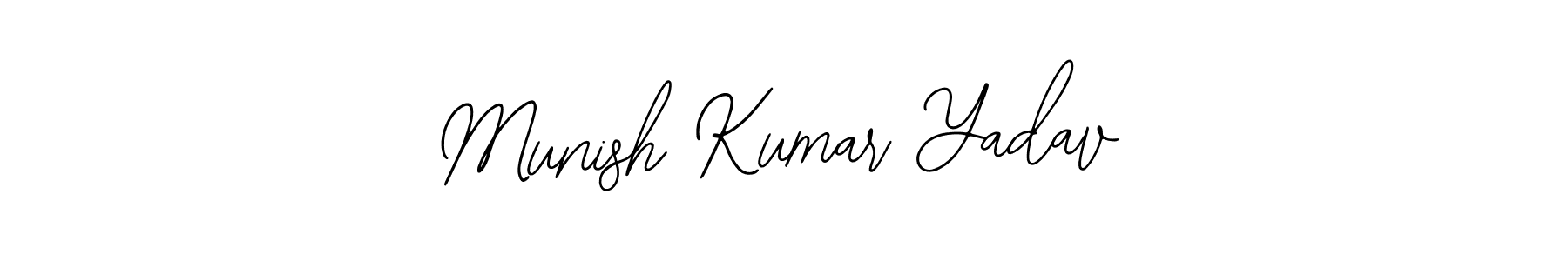 Make a short Munish Kumar Yadav signature style. Manage your documents anywhere anytime using Bearetta-2O07w. Create and add eSignatures, submit forms, share and send files easily. Munish Kumar Yadav signature style 12 images and pictures png