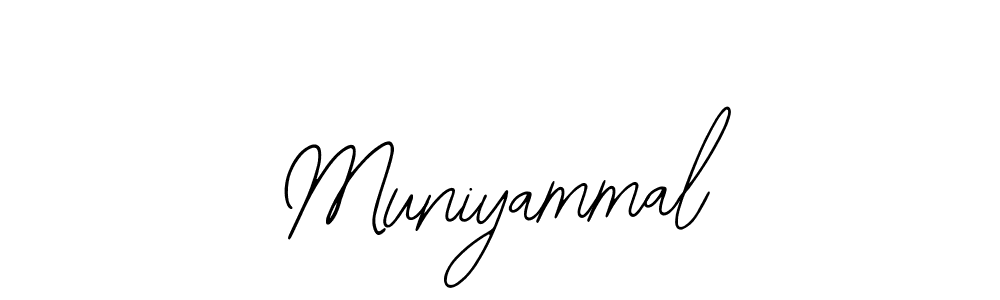 You should practise on your own different ways (Bearetta-2O07w) to write your name (Muniyammal) in signature. don't let someone else do it for you. Muniyammal signature style 12 images and pictures png